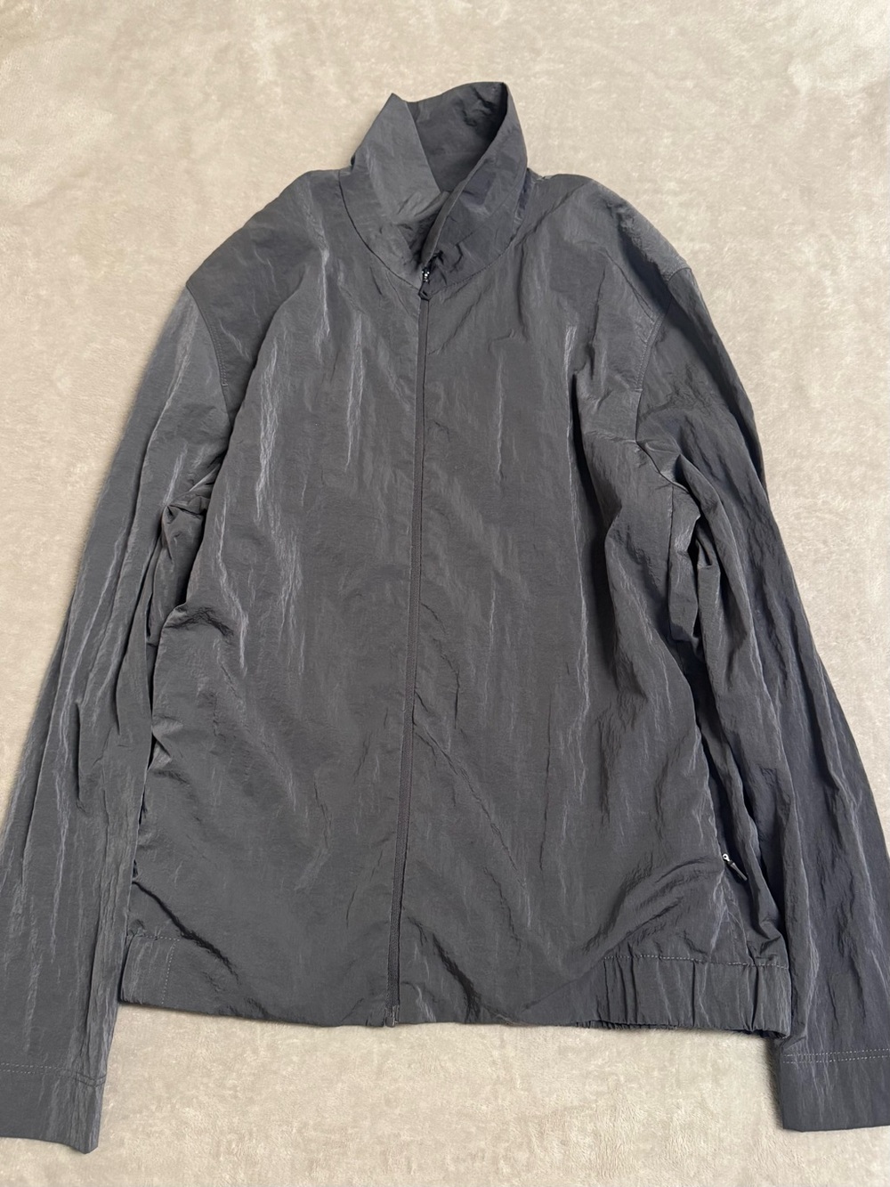 Men's Black Lightweight Raincoat Jacket